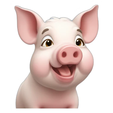 fench pig sticker
