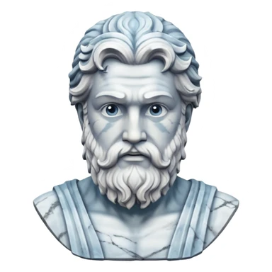 Bust of Poisedon sticker