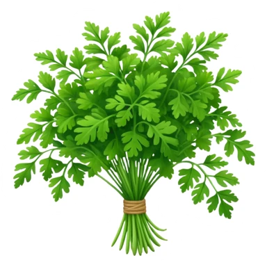 coriander big  bunch sticker