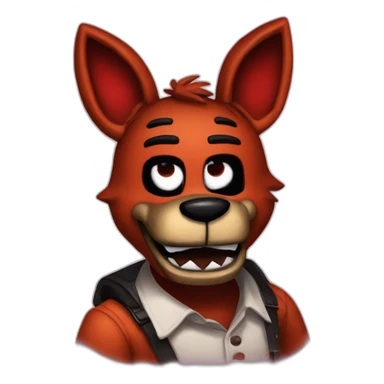 five night at freddy foxy sticker
