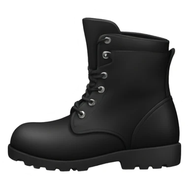Black boots sticker