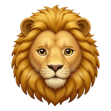 in lion family, only Father., full sticker