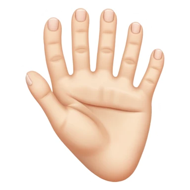 a foot with hand fingers sticker