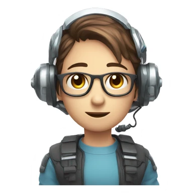 Zapvoice as a cute assistant bubble bot  sticker