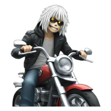 Tomura shigaraki riding motorcycle sticker