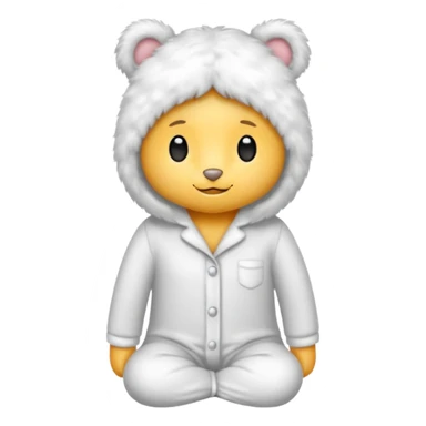 fluffy pyjamas sticker