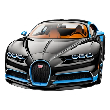 BUGATTI CHIRON SS 300+ WR ÉDITION  sticker