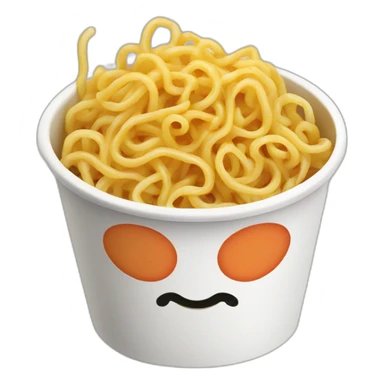 buldak noodles cup sticker