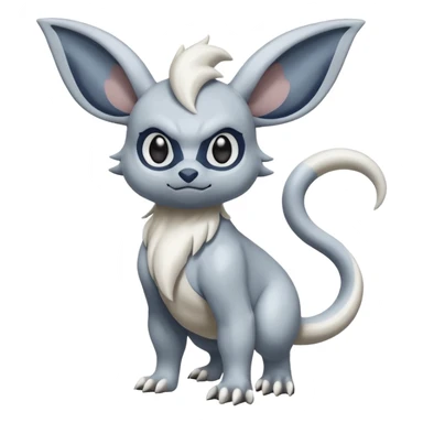 Snotty-Absol-Minccino-Pokémon-Fakémon-hybrid-creature (full body) sticker