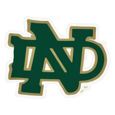 Go notre dame go sticker