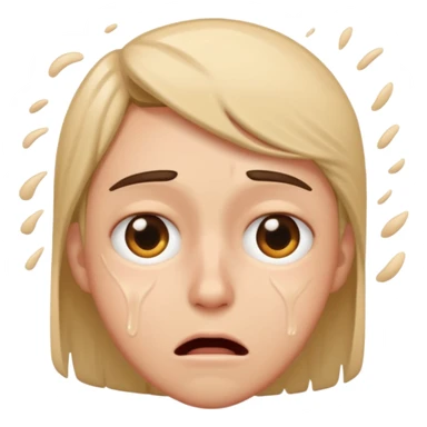 person crashing out sticker