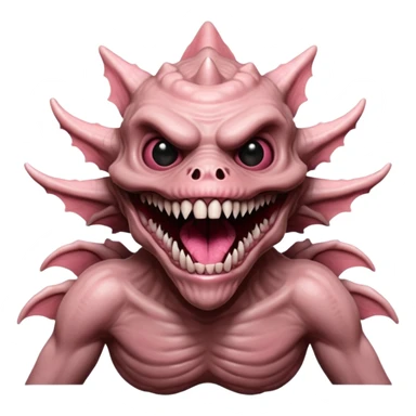 Demogorgon from stranger things sticker