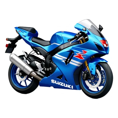 Deep pearl blue #2 Suzuki GSXR 750 sticker