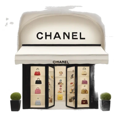 Chanel boutique sticker