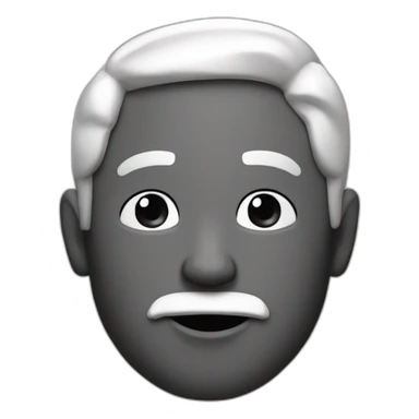 Jaques russel noir et blanc sticker