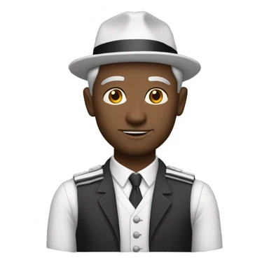 un fondateur blanc sticker