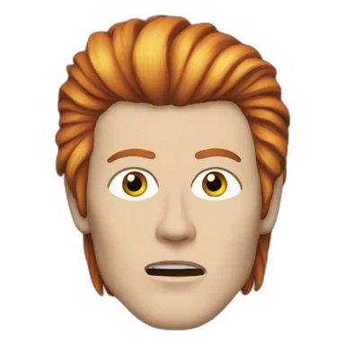 Ziggy stardust sticker