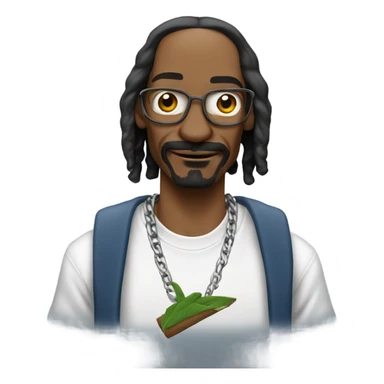 snoop doog w a blunt sticker