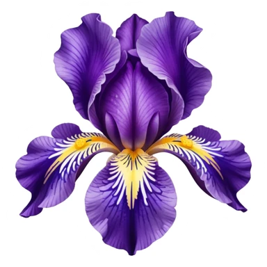 Iris flowers  sticker