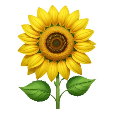 Sunflower sticker