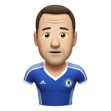 john terry sweating at opponent sticker