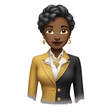 2 ladies being rich sticker