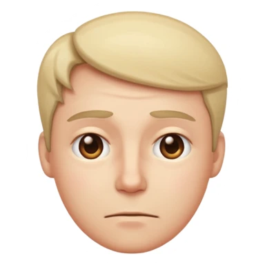 Squinting eyes while smirking slightly and nodding head sticker