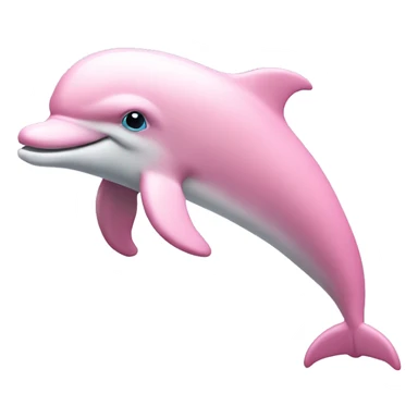 Pastel-pink-colors-dolphin sticker