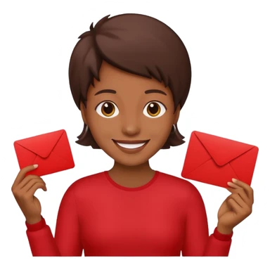 Eloji 🙂un carton rouge dans la main  sticker