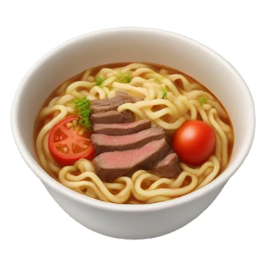 beef noodles with tomato sticker