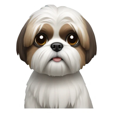 3D Shihtzu  sticker