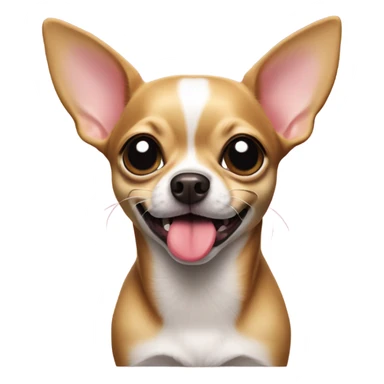 chihuahua with tounge out  sticker
