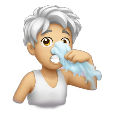 When you hold in a sneeze sticker