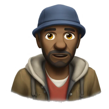 GtaV hobo character drunk sticker