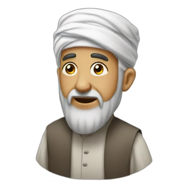 an imam who is crying sticker
