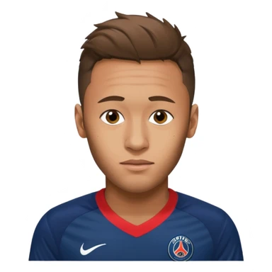 Nry dribbling With a psg Shirt in 2018 sticker
