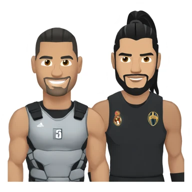 roman reigns en ronaldo sticker