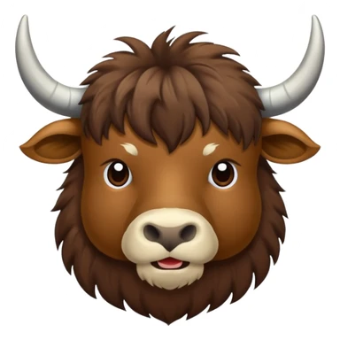 A shaven yak sticker