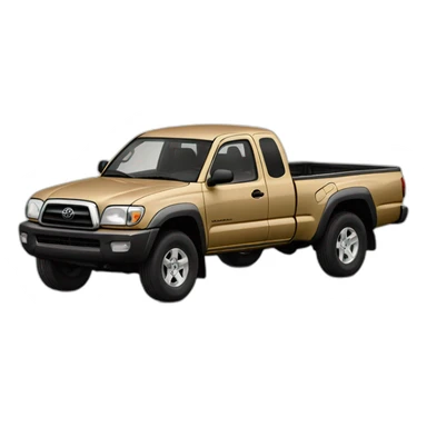 2003 Toyota Tacoma ext cab 2wd with sand paint sticker