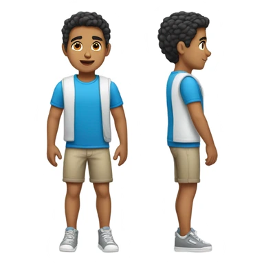 Bigger Hispanic boy  sticker