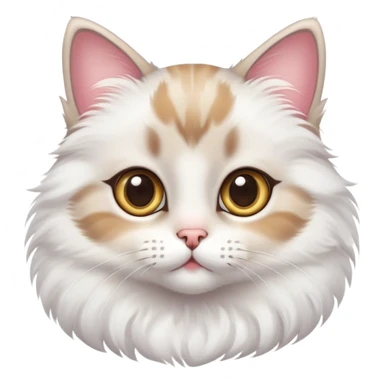 cute cat with big eyes sticker