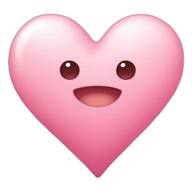 Love heart kawai sticker