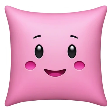 Bow pink pillow  sticker