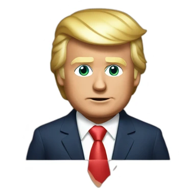 Donald Trump and Emmanuel Macron sticker