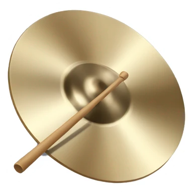 cymbal with stic sticker