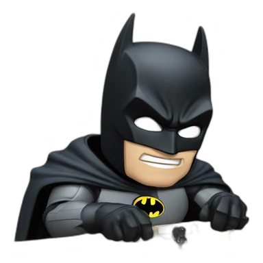 Batman Jugando Ajedrez sticker