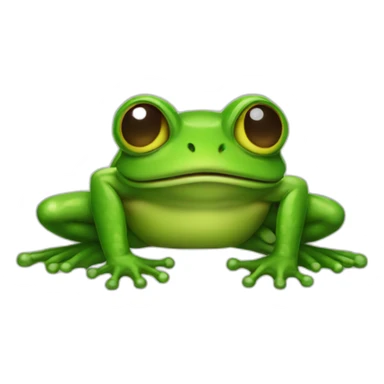 ninja frog sticker