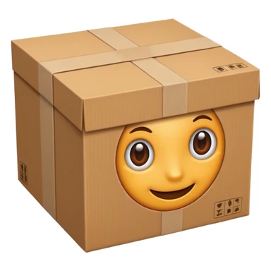 box normal package delivery sticker