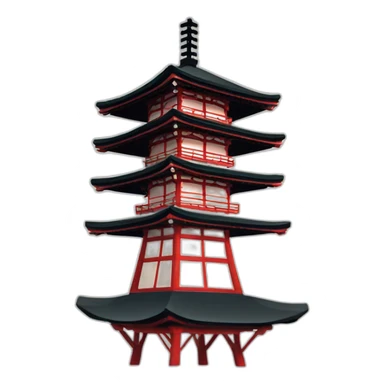 kyoto tower sticker