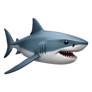 Shark mixed with a dinasoure sticker